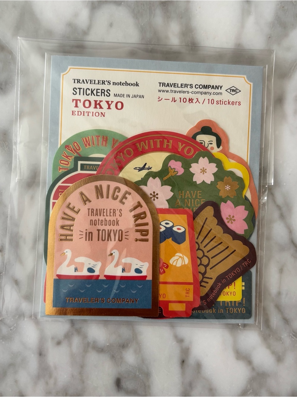Traveler’s Company Tokyo Edition Stickers